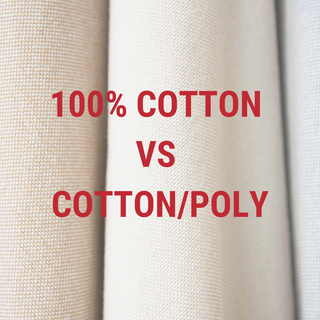 What's Better For Your Tee Shirt? 100% Cotton or a Cotton/Poly Blend?