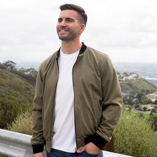 We Just Dropped a Reversible Bomber Jacket | Fresh Clean Tees