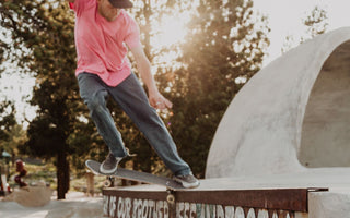 We Took Our Crew Neck Tees Skating | Fresh Clean Tees