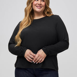 Women's Long Sleeve Crew Neck Tees | Made with premium cotton-poly blend for the best fit