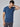 Patrick is 5'10", 163LBS and wears a size M # Steel Blue V-Neck Studio Image Model Size M | Fresh Clean Threads