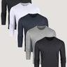 Long Sleeve Crew Staples 5-Pack Ghost Mannequins | Fresh Clean Threads
