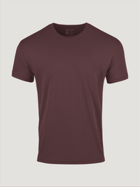 Port Red Crew Neck Tee Ghost Mannequin | Fresh Clean Threads