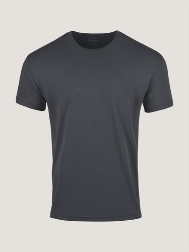 Graphite Crew Neck Ghost Mannequin | Fresh Clean Threads