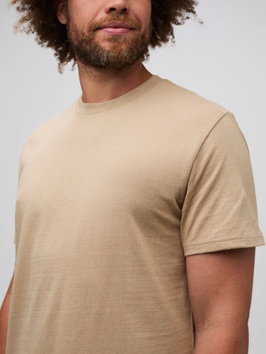upcycled cotton & recycled poly blend fabric # Our Most Sustainable Tee Yet | Tuff Tees at Fresh Clean Threads