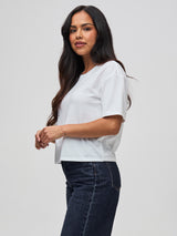Great quality and perfect length # Elbow Length Sleeves, Relaxed Cut | Women's Boxy Tee