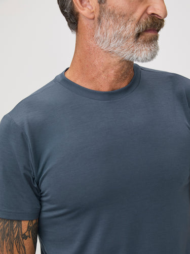 Stretch Fabric + Quick-dry technology # Rainstorm Men's Crew Neck Activewear Shirts