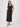 A ribbed dress for everyday # Women's ribbed tank dress in black - fitted maxi length with side slit and bra-friendly neckline