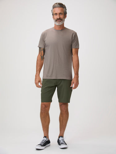 Summer Uniform  # Taupe Tee with Olive Everyday Shorts | Summer Uniform at FCT