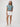 Nina is 5'8" and wears a size S # Harbor Mist Women's Tees | Holds up wash after wash