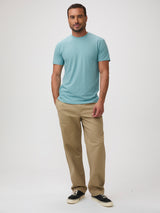 Built to last, wash after wash. # Reef Water Crew Shirts. 60% cotton, 40% polyester, built to go the distance. 