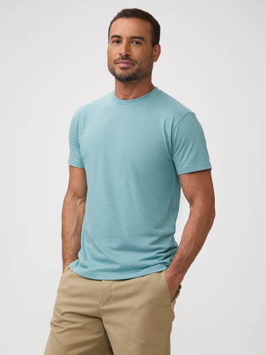 Soft from day one. Still perfect on day 100. # The tee that holds its shape wash after wash, season after season. Reef Water Crew Neck Shirts