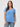 Laurel is 5'7" and wears a size M # Model Wears Size M in Denim Blue V-Neck | Style with your favorite jeans