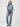 Style Your Way # Denim Blue Women's V-Neck with Jeans | Style Your Way | FCT