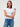 Ribbed Crew Tee in White | Paired with Blue Jeans | Women's Style at FCT