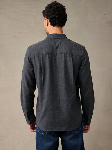Black Lightweight Flannel