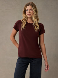Cabernet Everyday Crew Neck Tee