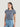 Sarah is 5'8, size 2 and wears a size XS # Women's Slate Crew Neck Tee | Studio Size X-Small Sarah Tucked | Fresh Clean Threads