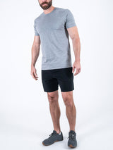 Matt is 6'1, 195LBS and wears a size M # Black Day Off Short | Studio Size Medium | Fresh Clean Threads