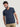 Pasha is 6' 180 lbs and wears a size M # Odyssey Blue V-Neck Size Medium in Studio | Fresh Clean Threads