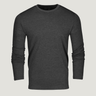 Charcoal Performance Long Sleeve Crews | Fresh Clean Threads
