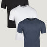 Tee Box Crew 3-Pack | Black, White, Navy | Fresh Clean Threads