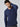 Patrick is 5'10", 163LBS and wears a size M # Navy Thermal Long Sleeve Crew Model Size Medium | Fresh Clean Threads
