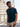 Jarrett is 6', 168lbs and wears a size M # Black Pocket Tee Crew Neck | Fresh Clean Threads