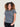 Micah is 5'9, size 10 and wears a size L # Women's Slate Crew Neck Tee | Micah Studio Size Large Untucked | Fresh Clean Threads