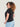 Women's Black Crew Neck (1st Gen.) Back Angle | Fresh Clean Threads