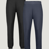 Women’s Terry Jogger 2-Pack | Black + Odyssey Blue | Fresh Clean Threads