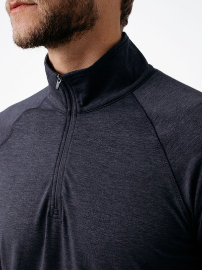 SNUG & COMFY # Men's Performance Quarter Zip | Fresh Clean Threads