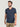Pasha is 6' 180 lbs and wears a size M # Odyssey Blue V-Neck Size Medium in Studio | Fresh Clean Threads