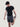 Matt is 6'1, 195LBS and wears a size M # Charcoal Day Off Short | Studio Model Size Medium, Front view | Fresh Clean Threads