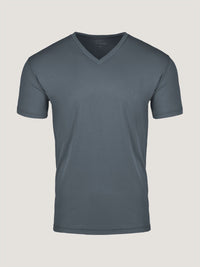 Storm Blue V-Neck Ghost Mannequin | Fresh Clean Threads