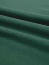 Pine Green V-Neck Fabric Detail | Fresh Clean Threads