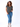 Micah is 5'9, size 10 and wears a size L # Women's Grey V-Neck | Fresh Clean Threads