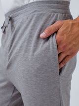 Side pockets that keep it all in place # Day Off Jogger in Heather Grey | Fresh Clean Threads