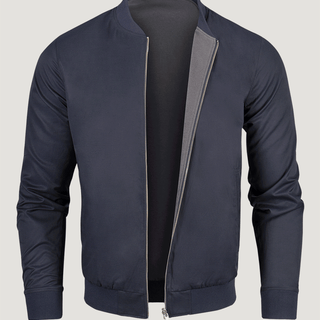 Reversible Bomber Jackets | Navy and Charcoal | Fresh Clean Threads