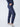 Maddy is 5'8", size 4 and wears a size S # Women's Odyssey Blue Terry Sweatpants | Fresh Clean Threads