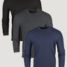 Best Seller's Thermal Long Sleeve Crew 3-Pack Mannequin Image | Fresh Clean Threads