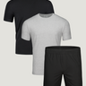 Basic Workout Pack: Performance Tees + Performance Shorts | Fresh Clean Threads