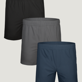 Men's Stretch Performance Shorts | Best Sellers 3-Pack | Fresh Clean Threads