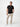 Ariel is 6'1, 175lbs and wears a size M # Black Crew Neck T-Shirts for Men | Top rated, premium black tees