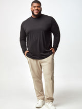 Steven is 6', 275lbs and wears a size 3XL # Long Sleeve Tees | Best Sellers | Fresh Clean Threads