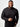 Steven is 6', 275lbs and wears a size 3XL # Long Sleeve Crew Neck in Black | Fresh Clean Threads