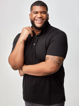 Built to handle everyday wear and tear # Premium Polo Shirts Black | Business Casual Polos for Men