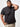 Steven is 6', 275lbs and wears a size 3xl # Black Short Sleeve Henley Men's Shirts