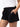 convenient front side pockets # Functional Women's Lounge Shorts in Black | Fresh Clean Threads