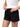 Adjustable drawstring for the perfect fit # The ultimate lounge short for women | Black Terry Shorts